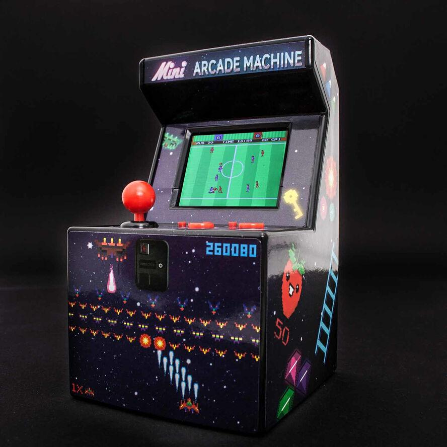 Thumbs up! ORB Hordozható Retro arcade játékkonzol LCD kijelzővel és 300 játékkal - Fekete (1002624)