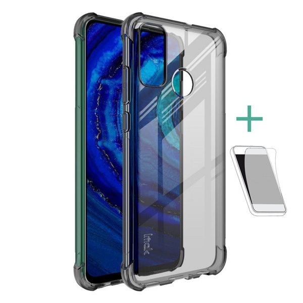 Калъф за Huawei P Smart (2020), Силикон, Опушен