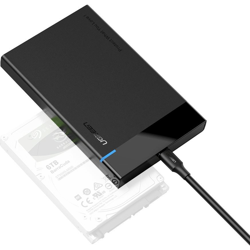 UGREEN USB-C 3.1 to 2,5'' SATA Hard Drive Enclosure (50743)