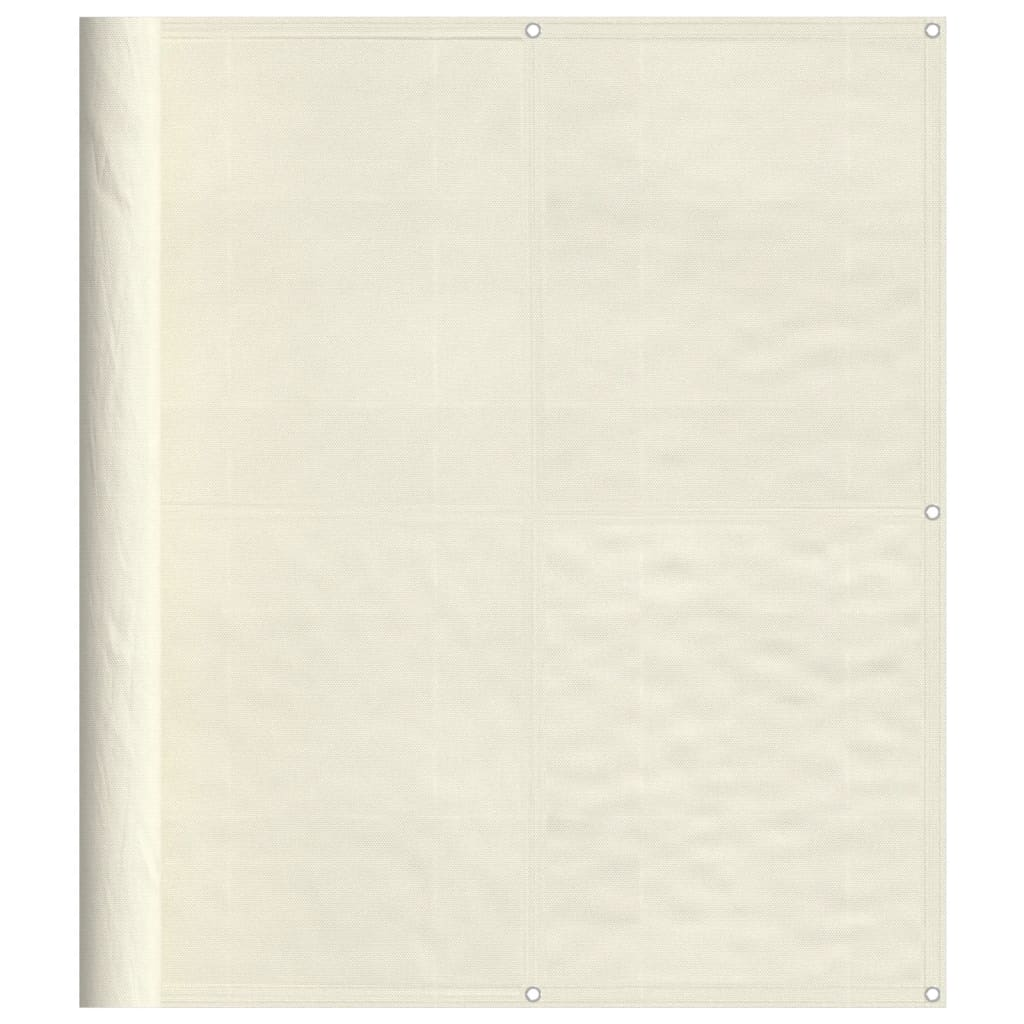 krémszínű erkélyparaván 100% oxford poliészter 120 x 800 cm (4000208)
