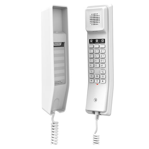 Káblové IP slúchadlo White GRANDSTREAM PoE SIP Klávesnica (GHP610)