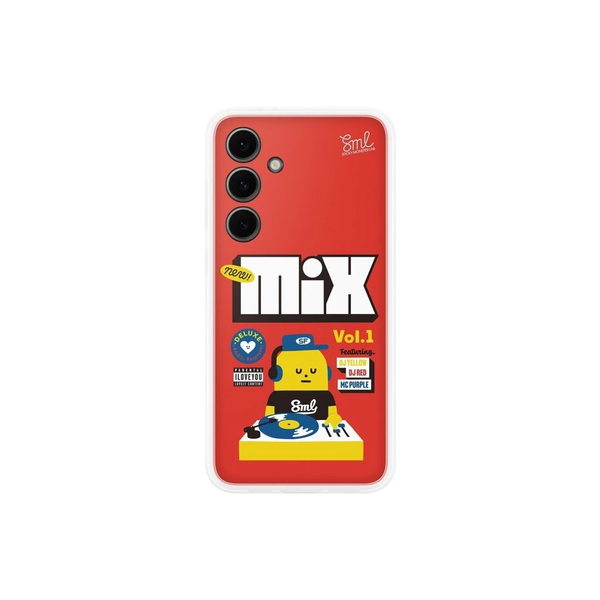 EF-MS721CRE Samsung FlipSuit tok Galaxy S24 FE készülékhez piros