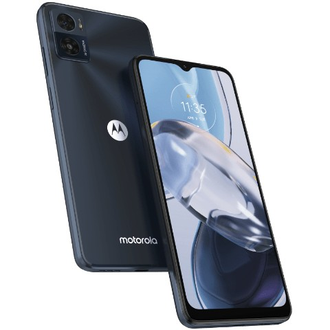 Motorola moto e22 16,5 см (6.5") Хибридна двойна SIM Android 12 4G UBS тип C 3 GB 32 GB 4020 mAh Черен