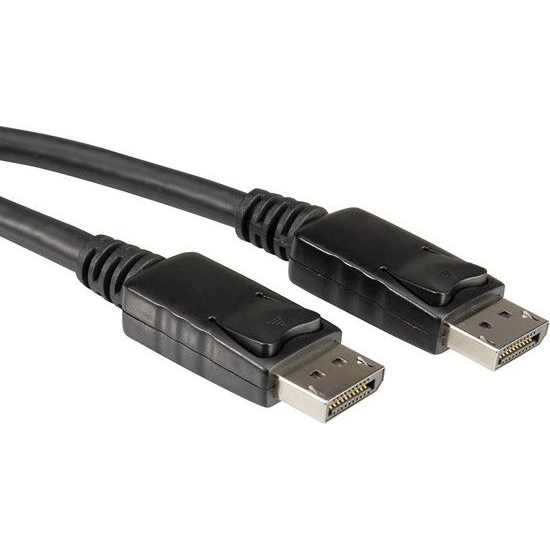 Value Kijelző csatlakozó Csatlakozókábel DisplayPort dugó, DisplayPort dugó 7.50 m Fekete 11.99.5765 Árnyékolt DisplayPort kábel