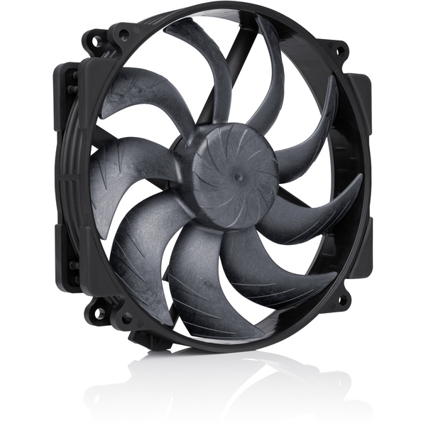 Noctua NF-A14x25r G2 PWM chromax.black rendszerhűtő (2db) - 140x140x25mm (kerek), 4 tűs PWM, 0-1500rpm, 24,8dB(A)