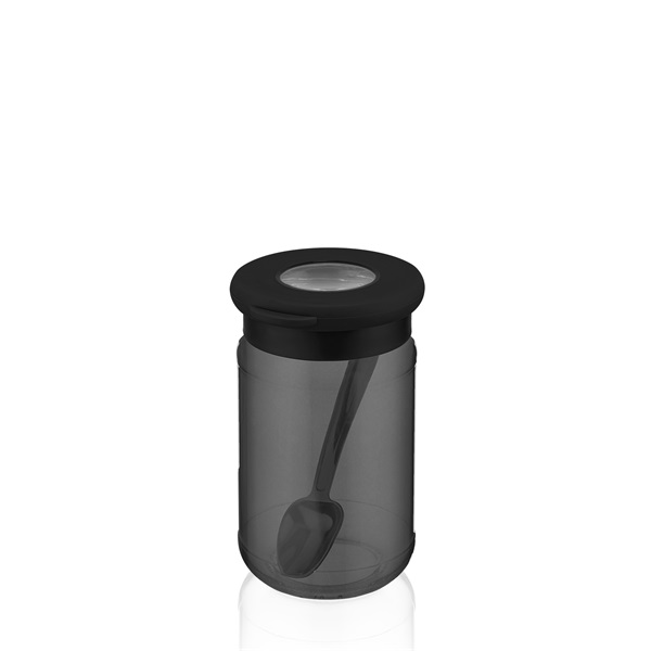 IRIS C-00509 Black Pearl üveg tároló kanállal 380ml (C-00509)