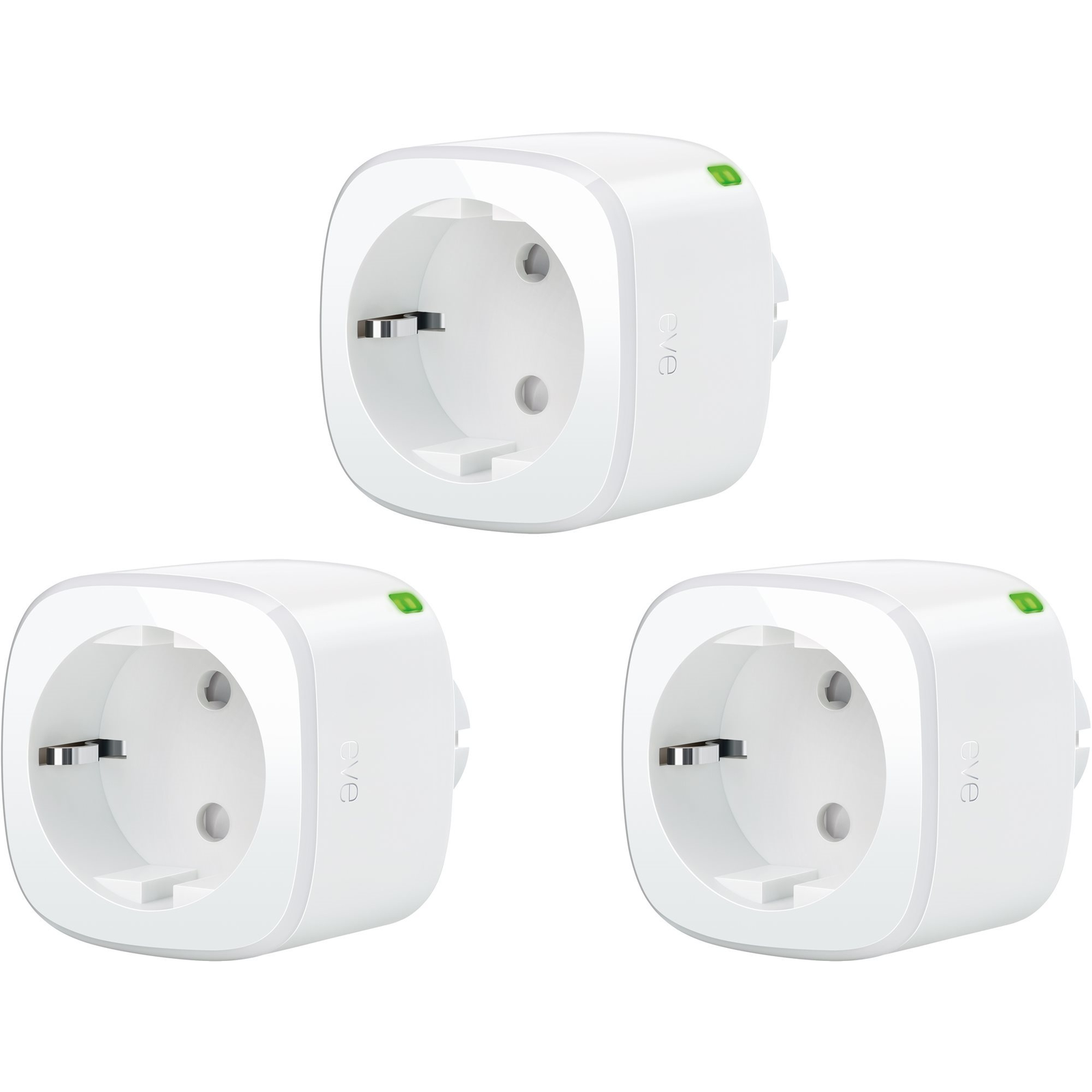 Eve Energy Smart Plug (Apple, Google & SmartThings kompatibilis) (3-pack) (N/A)