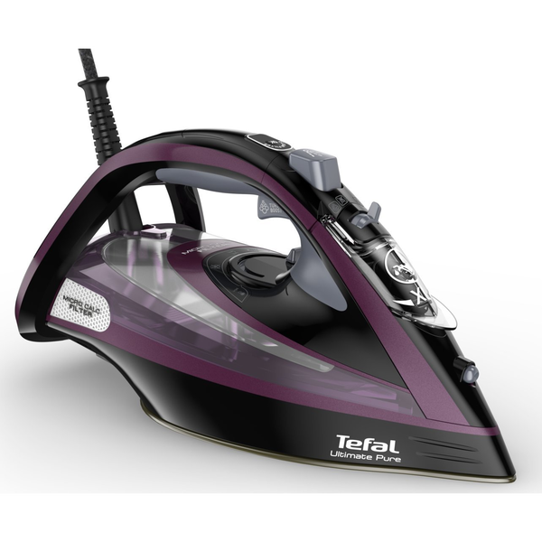 Tefal Ultimate Pure FV9835 ютия Суха и парна ютия Самопочистваща плоча Durilium 3000 W Пурпурен