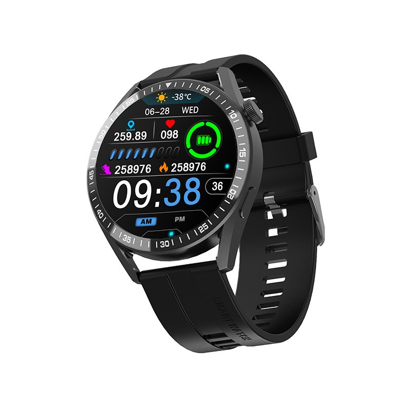 Tracer SM8V ONYX Okosóra 1.28" IPS Fekete Uniszex (TRAFON47304)