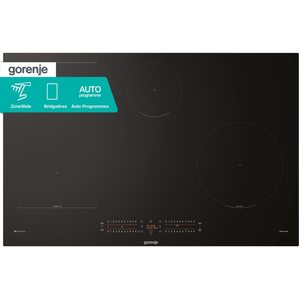 Gorenje GI8432BSCWF Sort Indbygget 60 cm Zone induktionskogeplade 4 zone(s)