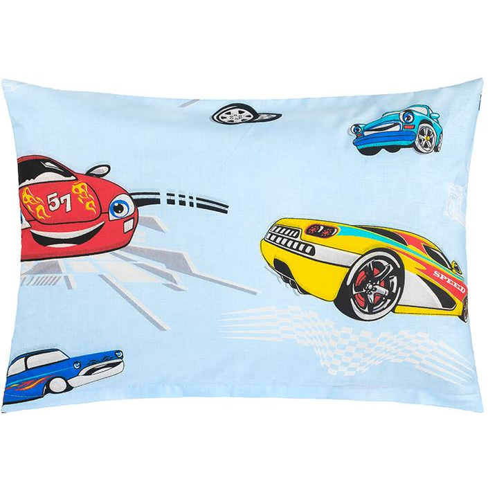 Bellatex 45/026 Viola párnahuzat, 40×60 cm, versenyautós, kék (12155)