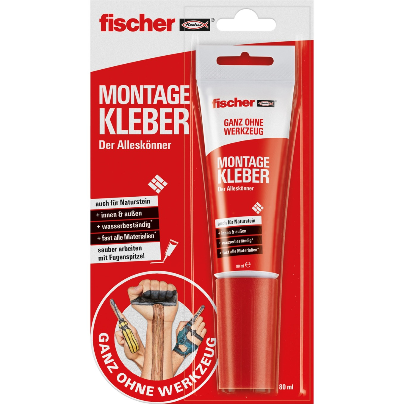 Fischer Gow Szerelési ragasztó - 80ml (545864)