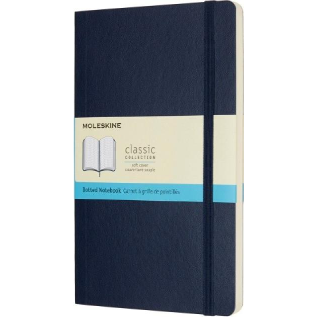 Moleskine Qp619B20 13x21cm 80 lap zafír kék pontozott notesz (MS-854764)