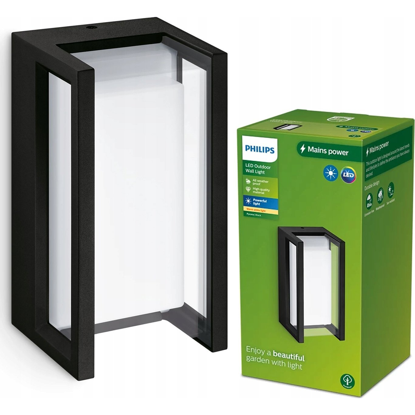 Philips 8720169266711 vonkajšie osvetlenie Vonkajšie nástenné osvetlenie LED E (929003362801)
