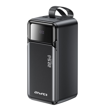 Външна батерия Awei PA-106 50 000 mAh, черна