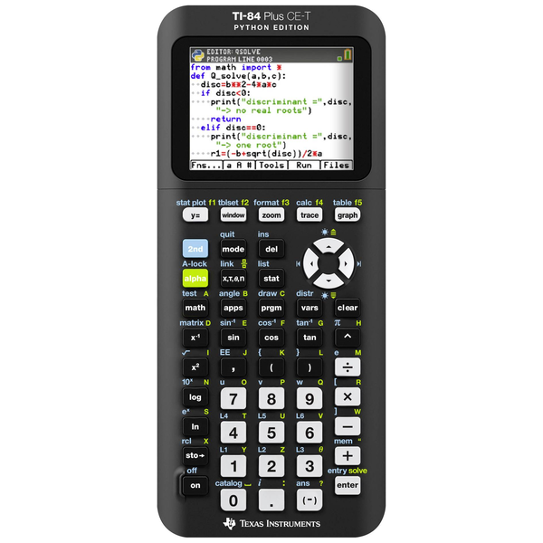 Texas Instruments TI 84 Plus CE-T Python Edition Grafikus számológép