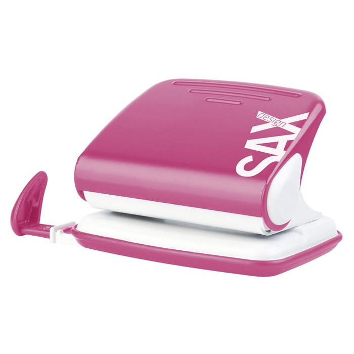Sax Design Kétlyukú 20 lap kapacitású lyukasztó - Magenta (7310094004)