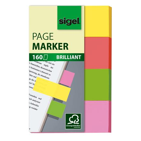 Sigel Multicolor 20x50 mm Jelölőcímke 4x40 lap - Vegyes (HN630)
