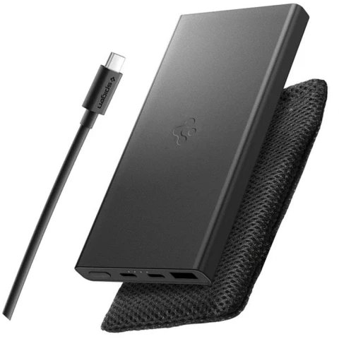Spigen Essential EA2210 10000mAh 22.5W Power Bank fekete
