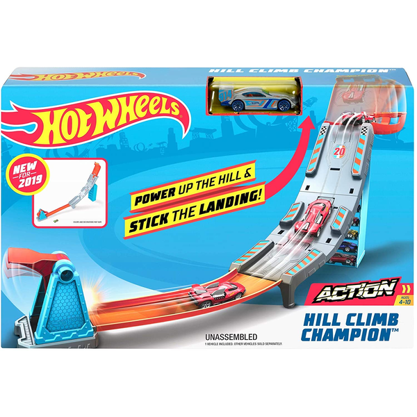 HOT WHEELS LANSATOR CU MASINUTA POWER UP THE HILL