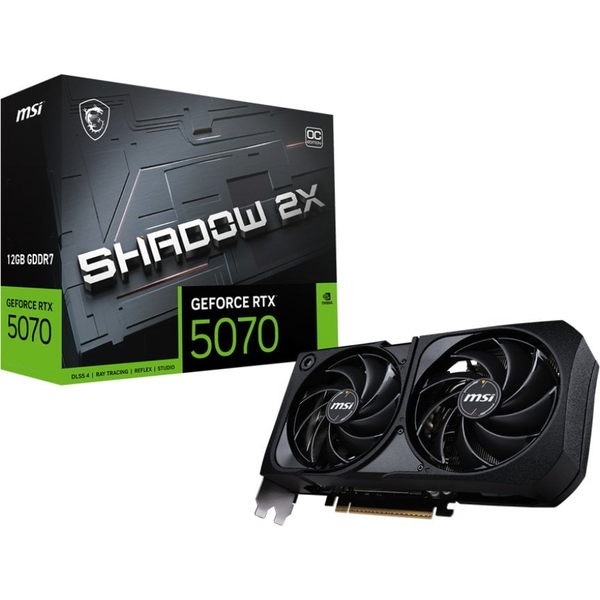 MSI GeForce RTX 5070 12G SHADOW 2X OC NVIDIA 12 GB GDDR7