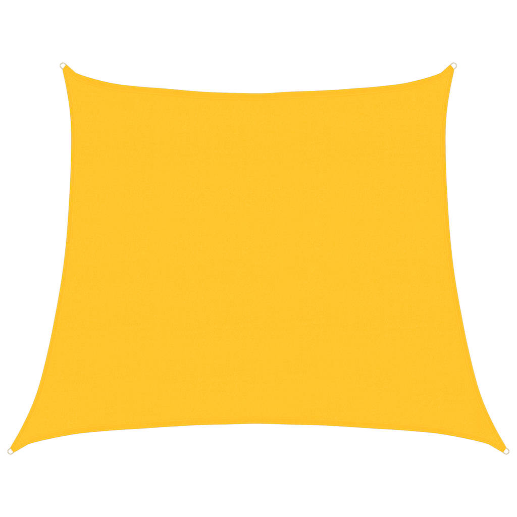 sárga trapéz alakú HDPE napvitorla 160 g/m² 4/5x4 m (311601)