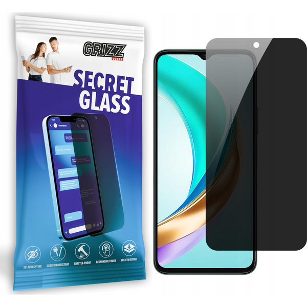  GrizzGlass Szkło prywatyzujące GrizzGlass SecretGlass do Honor X6b