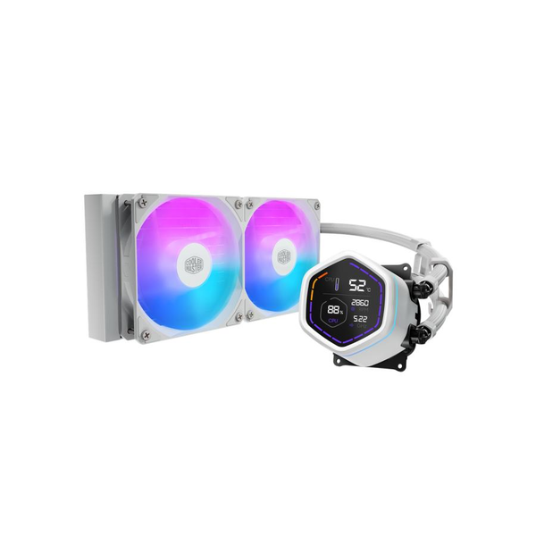 Cooler Master MLX-D24M-A18PW-RD ML Core Nex Digital 240 White ARGB, 2x 120mm, 650 ~ 1750 RPM