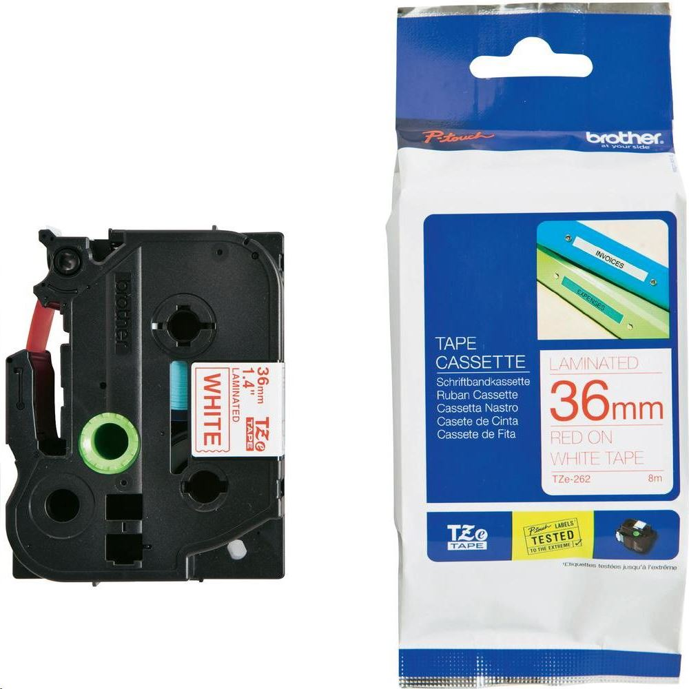 Brother P-touch TZe-262 laminált szalag (TZE262) (TZE262)