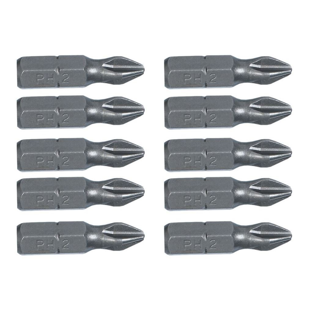 Topex csavarhúzó bit PH2, 10db.(39D314) (39D314)