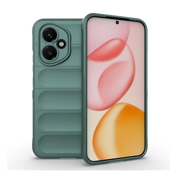 Szilikon telefonvédő (ütésállóság, kameravédő, 3D) SÖTÉTZÖLD Honor 400 "Gigapack csomagolás" (GP-171937)