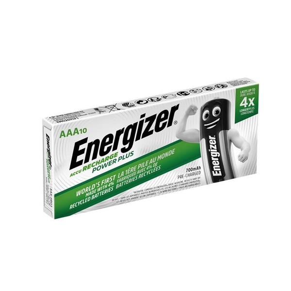 Energizer Tölthető elem, AAA mikro, 10x700 mAh, előtöltött,  "Extreme" (EAKU13)