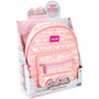 Girabrilla Gyermek Flitteres Hátizsák 28 x 12 cm - Világos rózsaszín