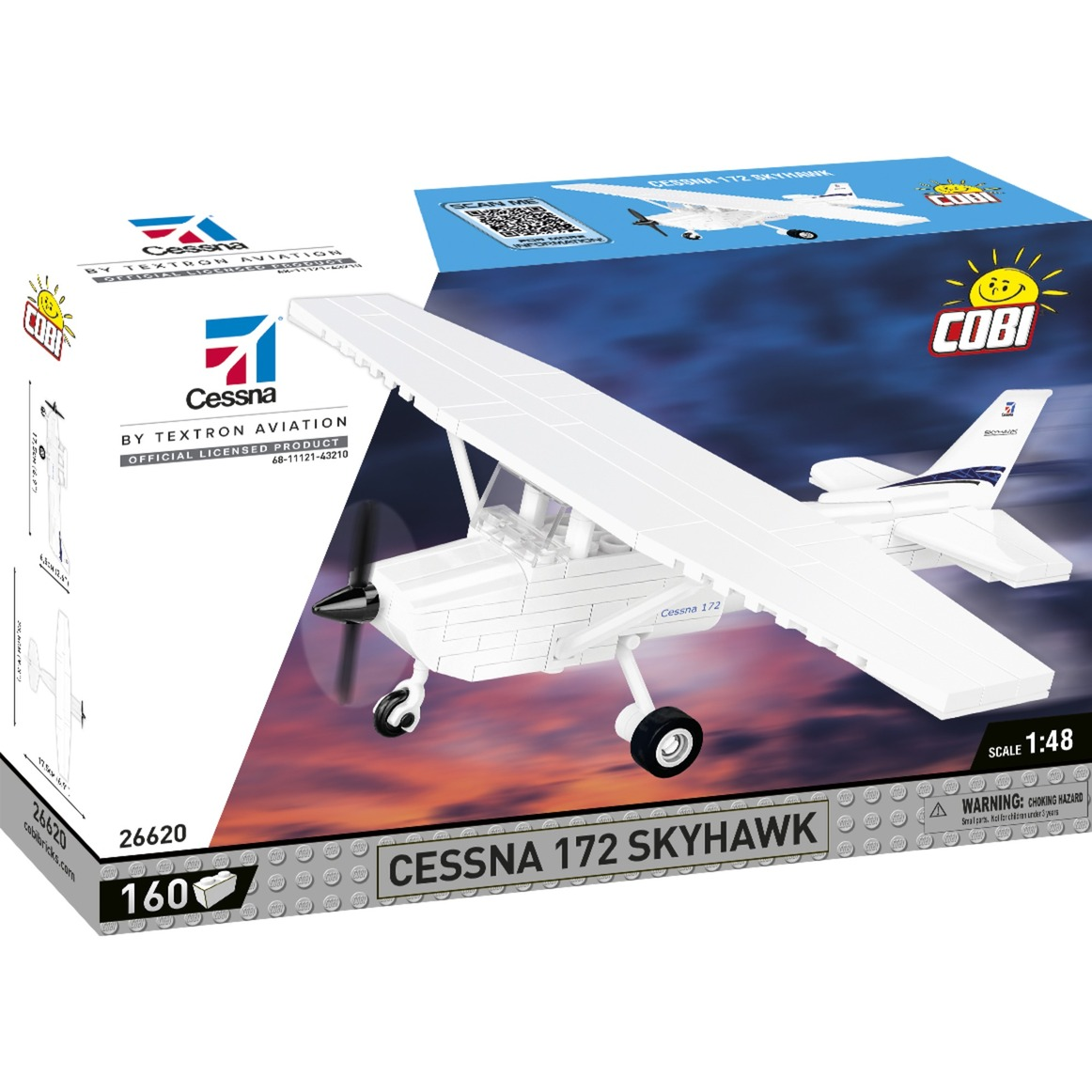 COBI Cessna 172 Skyhawk 160 darabos készlet (COBI-26620)