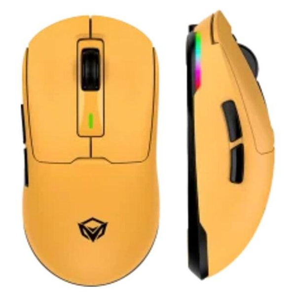 Meetion GW24 Vezetékes / Wireless Gaming Egér - Sárga