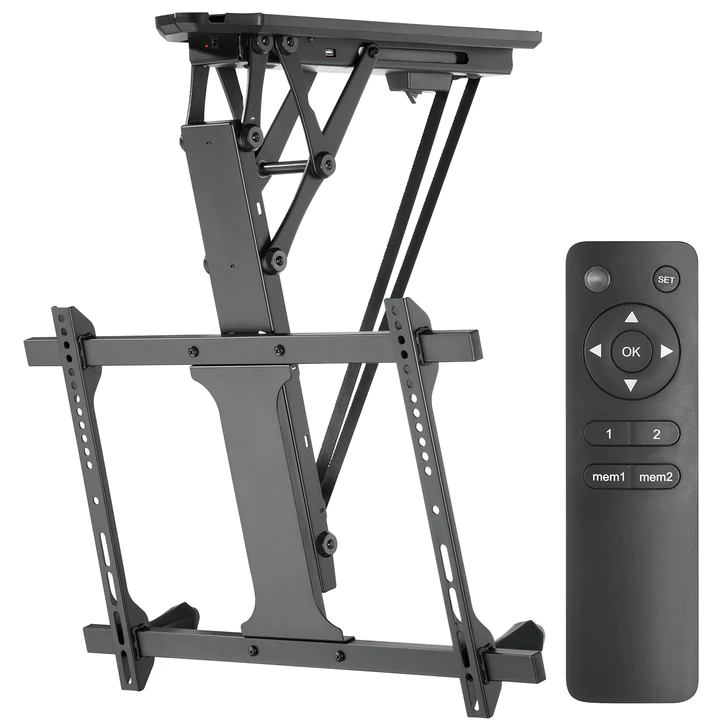 Maclean MC-880 32"- 70" LCD TV/Monitor Motoros mennyezeti tartó - Fekete (MC-880)