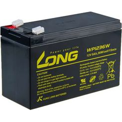 LONG Dolga 12V 9Ah svinčena baterija HighRate F2 (WP1236W)