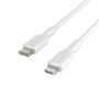 Кабел за данни USB-C към Lightning, Belkin, съвместим с iPhone/iPad, 1 м, бял