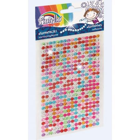 Öntapadós Kövek Fiorello GR-DS041 Gyémánthatású Vegyes Színek (256936)