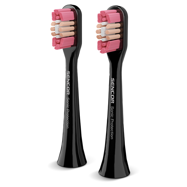Sencor SOX 104 Szónikus Fogkefe Pótfej - Fekete (2db)