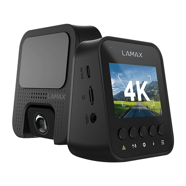 LAMAX F10 GPS 4K WiFi Menetrögzítő kamera - Fekete