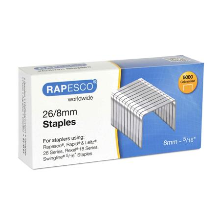 Rapesco 26/8 Tűzőkapocs 5000 db (S11880Z3)