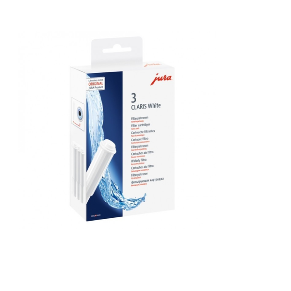 Комплект филтри за вода Jura Claris White, Бял, 3 бр.