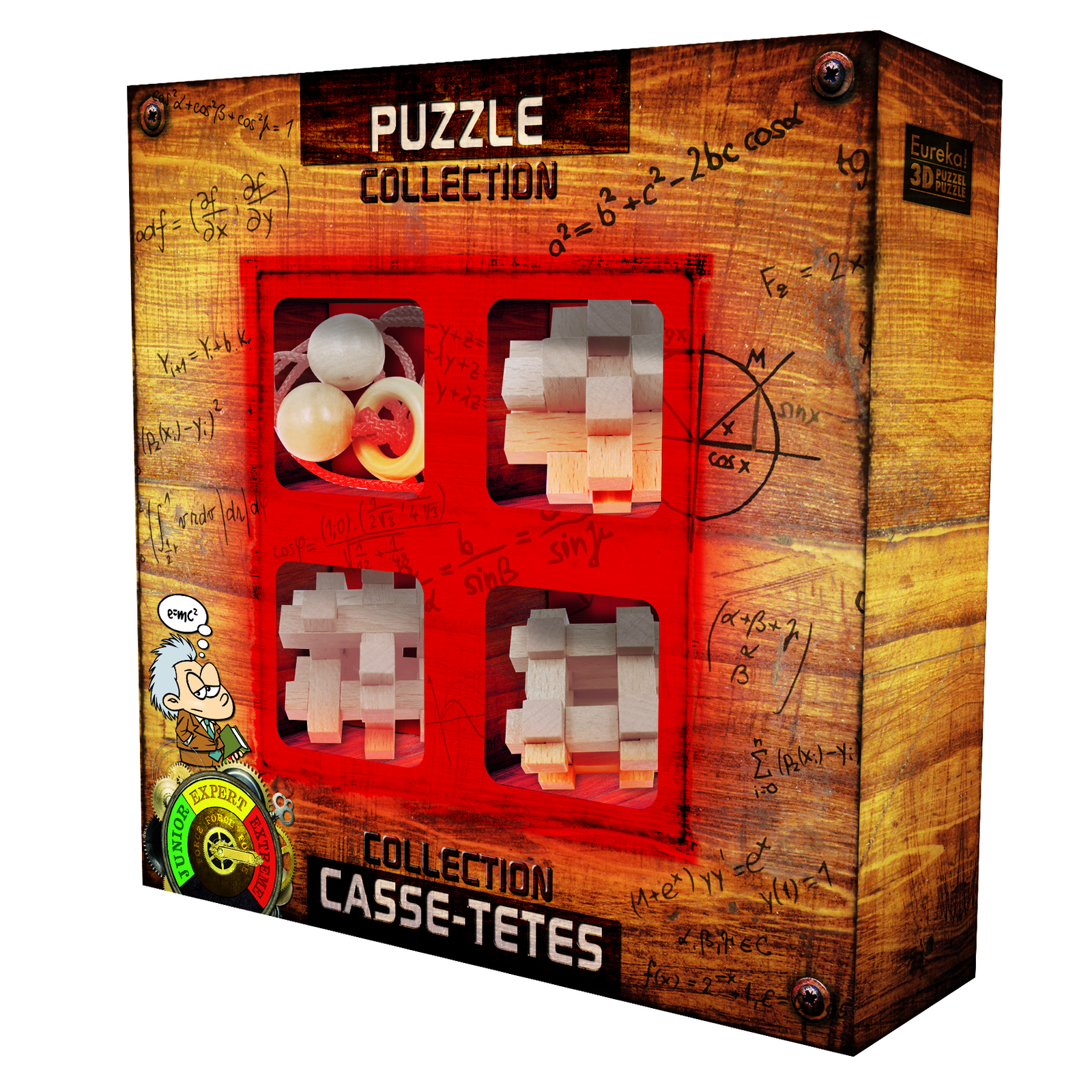 Eureka Puzzles collection Extreme Wooden ördöglakat készlet (EUR34517)