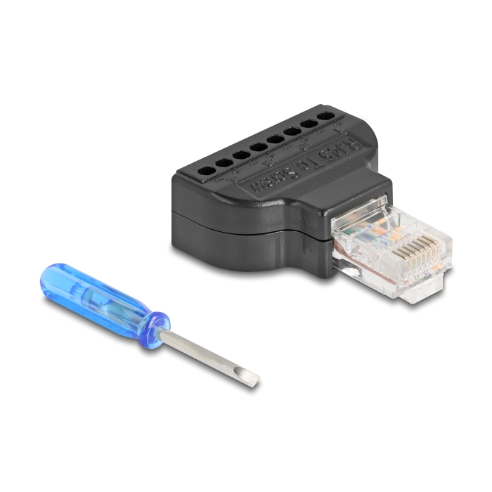 Delock RJ45 apa sorkapocs csavarhúzóval Cat.5e (90654) (90654)