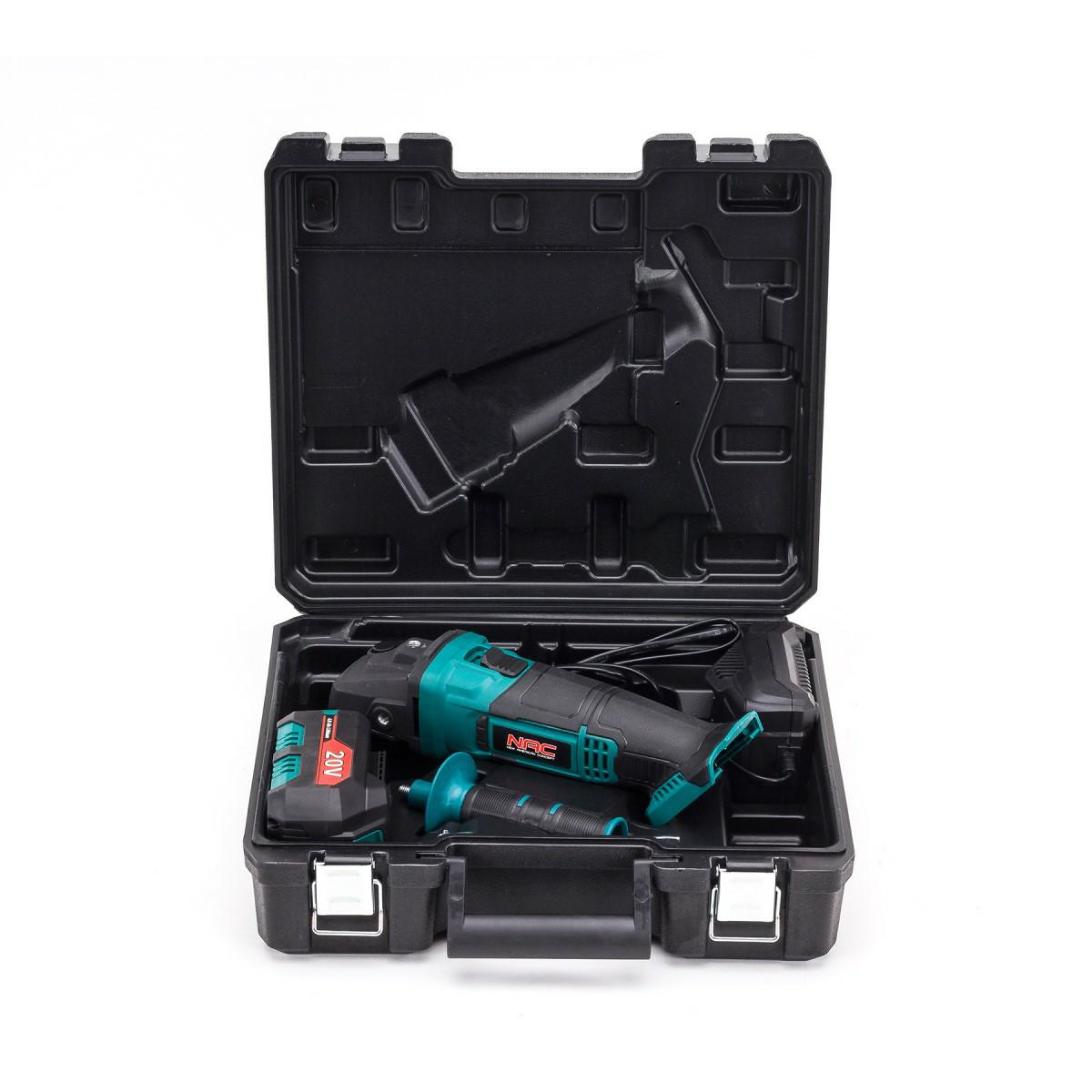 NAC Úhlová bruska AKU 125 mm AGE-125-LI-B-20V (1x4 Ah) (AGE-125-LI-B-20V)