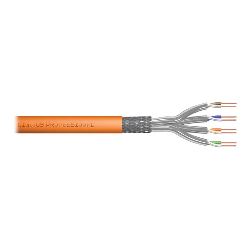 Digitus S-FTP Cat7 Installációs kábel 100m Narancssárga (DK-1743-VH-D-1)