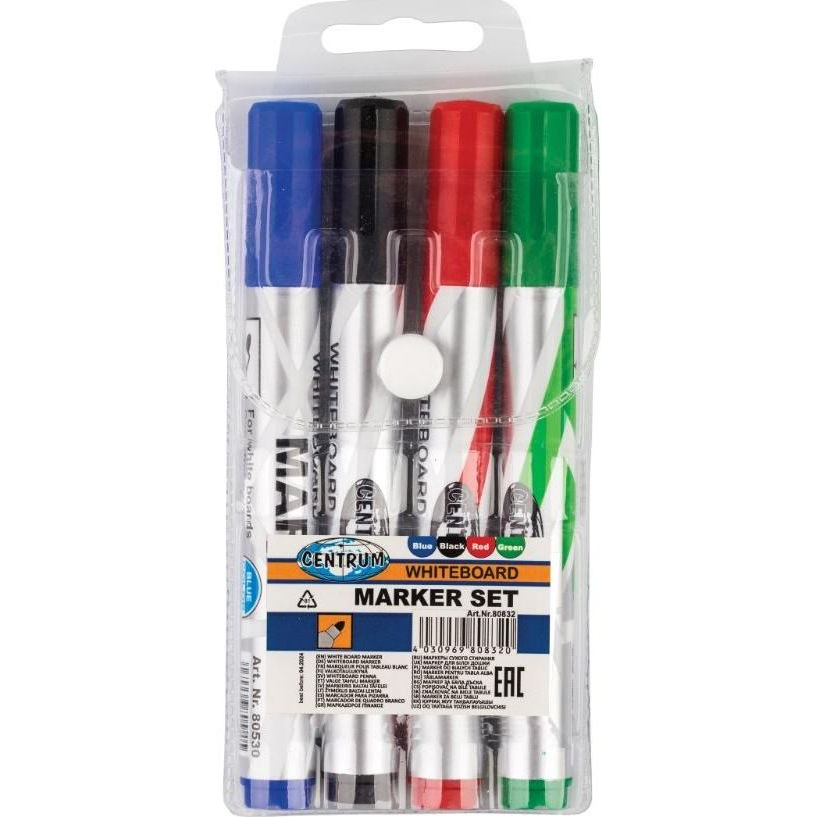 Centrum Táblamarker kerek 2-5 mm 4 db-os klt. (80832) (369709)