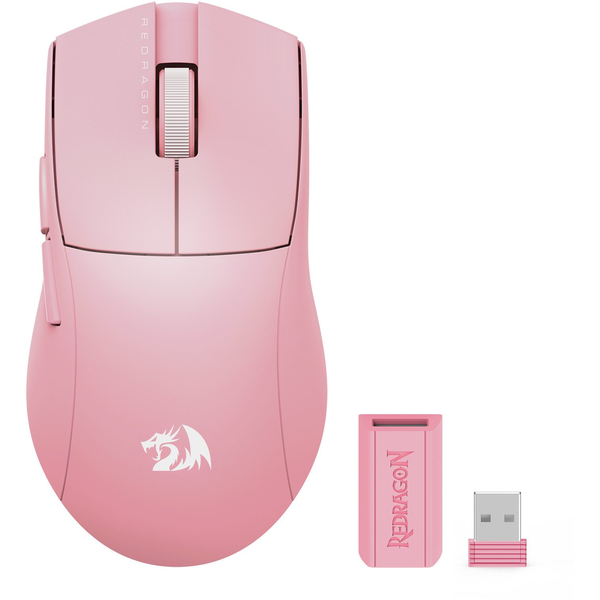 Redragon M916P-LIT-1K Gaming Egér Rózsaszín Vezeték Nélküli