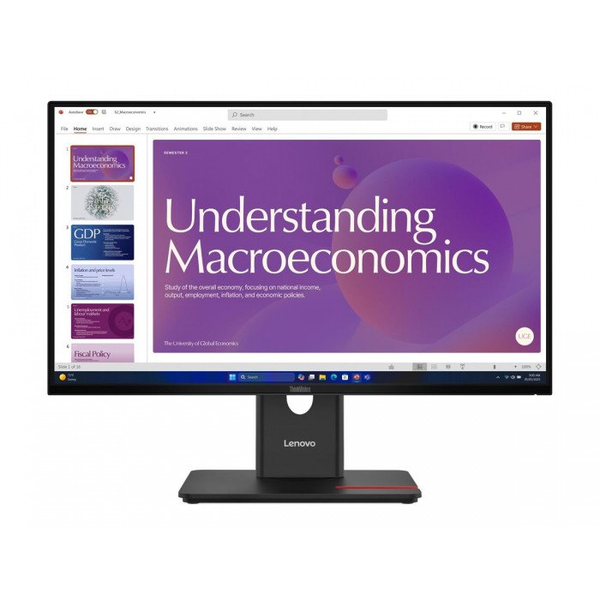 Lenovo ThinkVision T24D-40 LED display 60,5 cm (23.8") 1920 x 1080 pixel Fuld HD LCD Sort